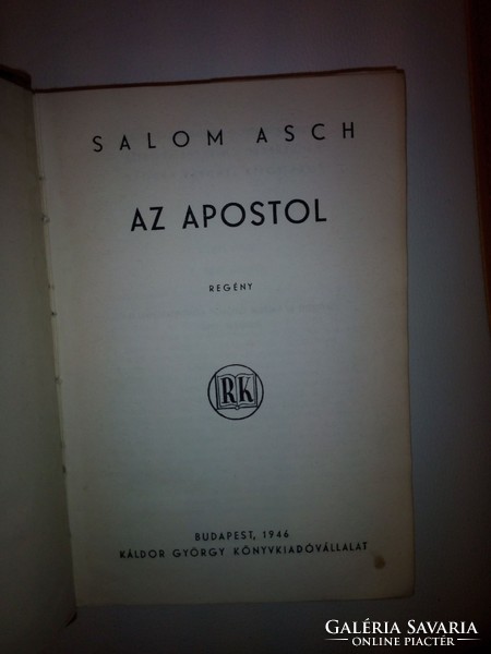 Salom Asch: Az apostol (1946)
