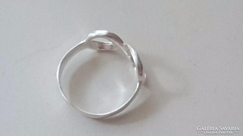 Ezüst gyűrű, a" végtelen " szimbolumával. 925- ös 