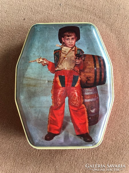 George w. Horner antique collector's box, metal box