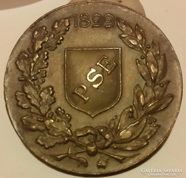 P.S.E.1899.Post sports sport 1937, bronze medal 38 mm diameter, double sided