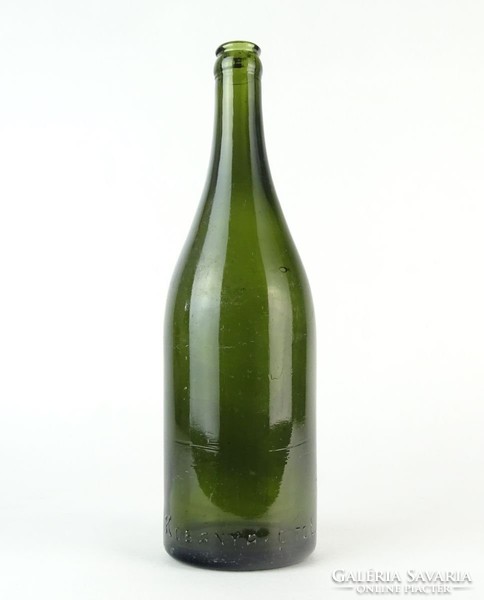 0O907 Régi Kőbányai üveg sörös palack 28.5 cm