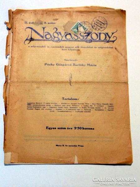 NAGYASSZONY	1927	szeptember				RÉGI ÚJSÁG	1019