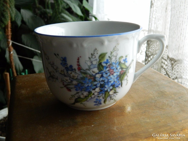 Bohemia original - decorated with a bouquet of wildflowers - cup