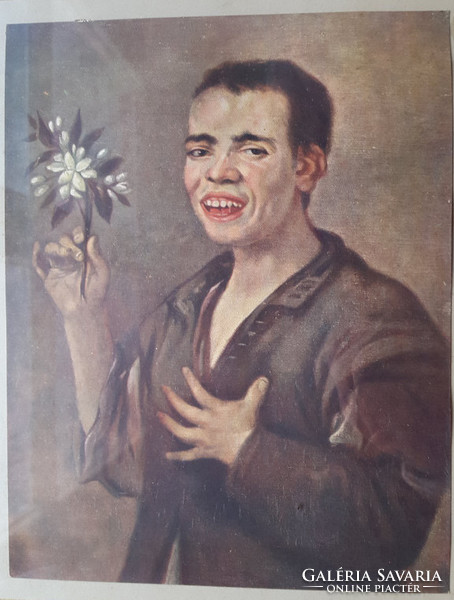 Diego Velasqez: der lachende bursche (the laughing boy), print size: 20,5cmx16cm