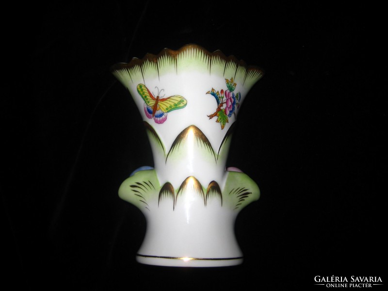 Herend old Victorian small vase, flawless 13 cm