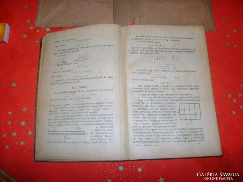 Borosay D.: Algebra könyv - 1921