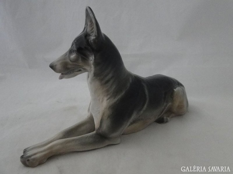 6184 Metzler - Ortloff porcelán németjuhász kutya