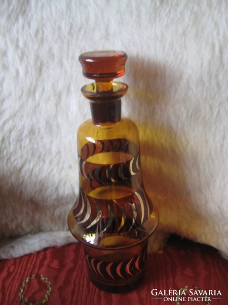 Liqueur bottle from the 60s 27 x 10 cm