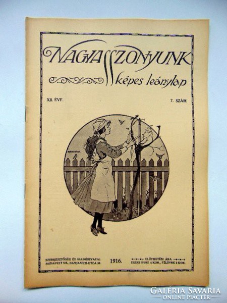1916  /  NAGYASSZONYUNK  /  RÉGI ÚJSÁG Ssz.: 478
