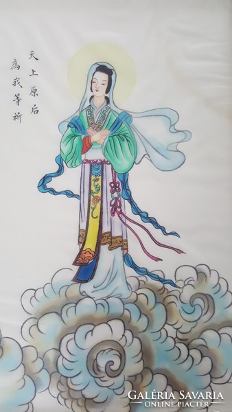 Beautiful Chinese silk image 55 x 35 cm