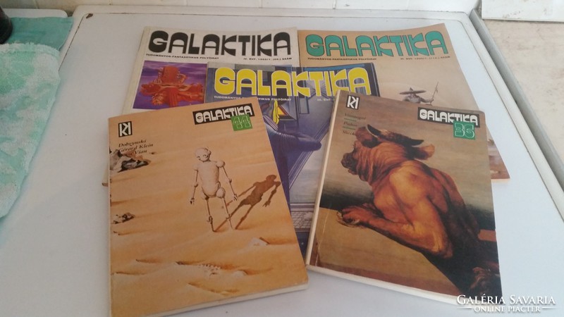 Galaktika Tudományos- Fantasztikus Folyóirat eladó!1979,1982,1987,1988,1990 év