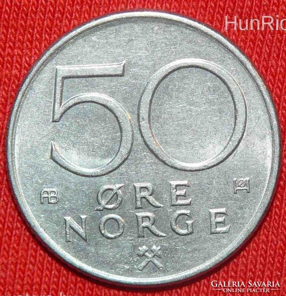 50 Öre - Norvégia - 1975.