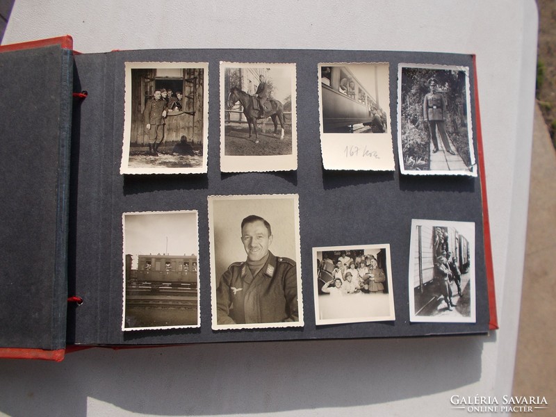 WW2, Német katona  foto  album, 167 db