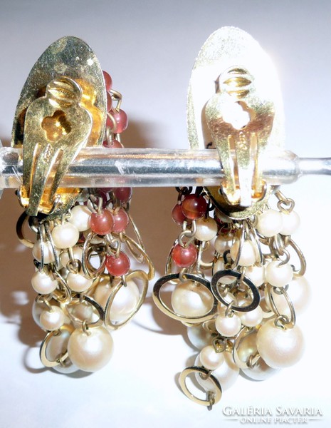 Vintage bizsu bijoux dizájner ékszer klipsz
