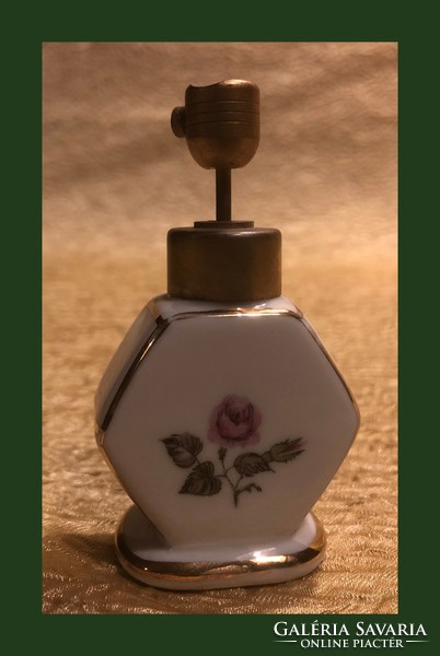 Jelzett,kis porcelán parfüm szóró,Bavaria