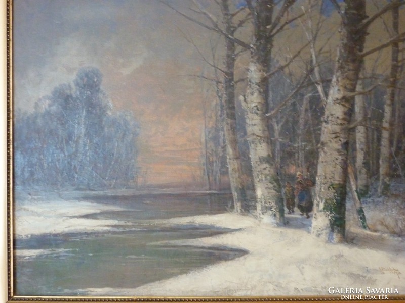 Georg Fischhof (1859–1914) - Téli séta az erdöben