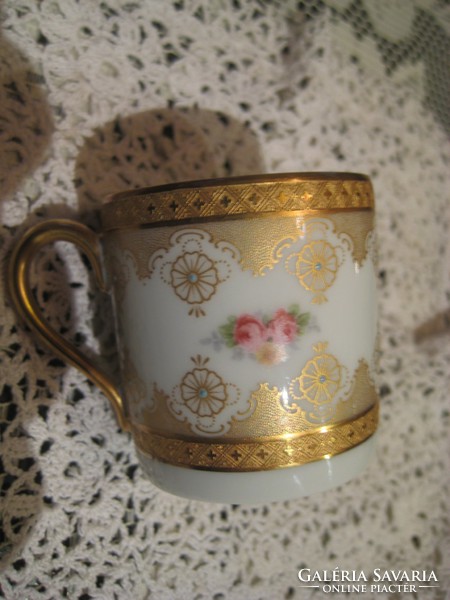 Rosenthal mocha cup, for collection, with beautiful gilding, 4.7 x 6 cm