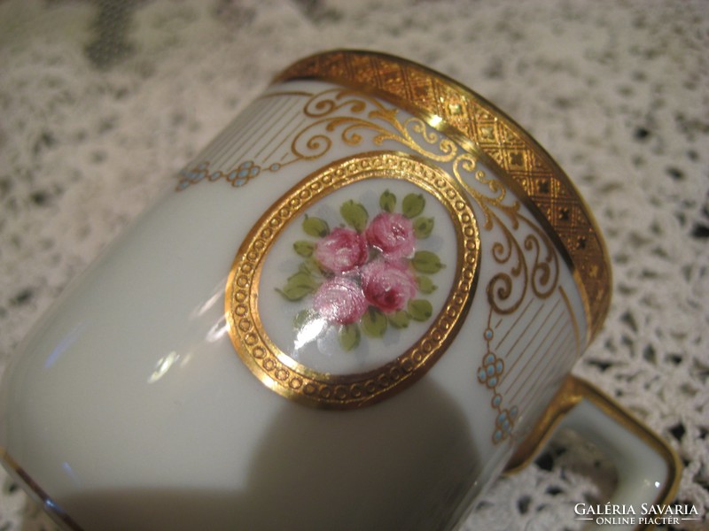 Rosenthal mocha cup with lots of gilding, collector's item 5 2 x 5.5 cm
