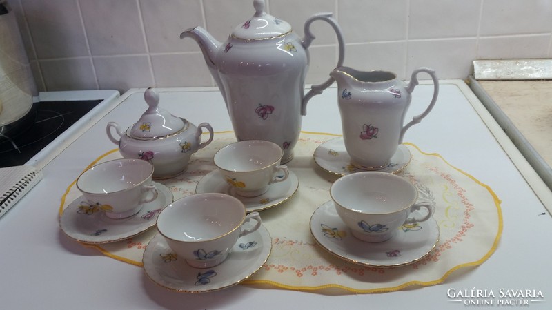 Porcelain coffee set for sale! 4 Personal