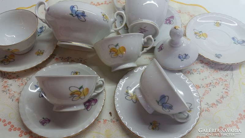Porcelain coffee set for sale! 4 Personal