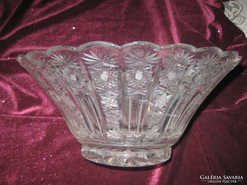 Glass crystal bowl 25 x 11 cm
