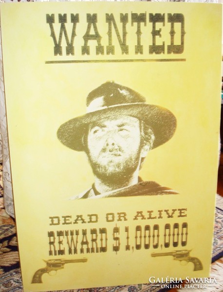 Clint Eastwood: movie poster (sergio leone, spaghetti western, circling poster)