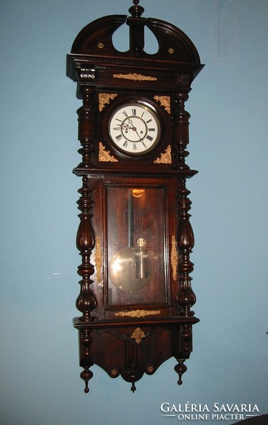 19th century, large, working, antique wall clock. Two serious ones, only one is hung in the photo.