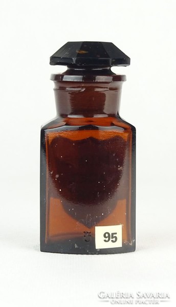 0P992 Antik barna gyógyszertári patika üveg