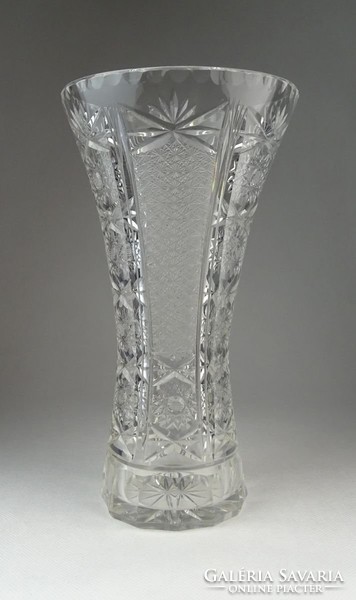 0Q053 Hibátlan kristály váza 25 cm