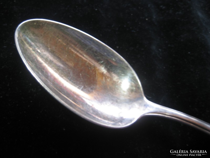 Silver-plated sauce spoon with extended handle 25.5 cm, bsf 90 mark