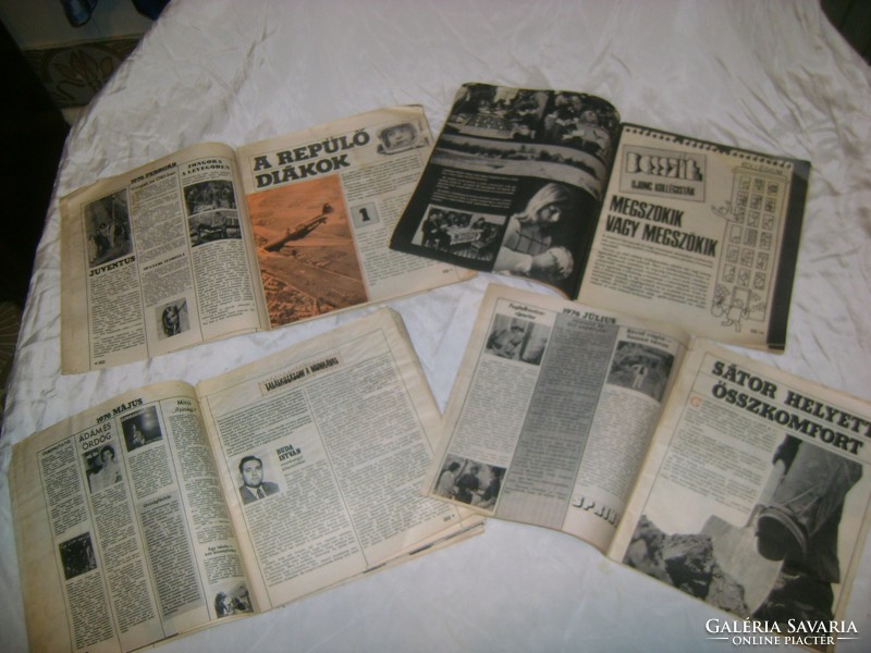 Ifjúsági Magazin 1975 - négy darab retro újság együtt - akár születésnapra