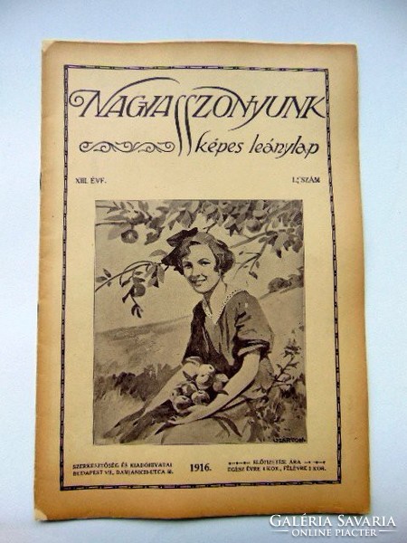 1916  /  NAGYASSZONYUNK  /  RÉGI ÚJSÁG Ssz.: 485
