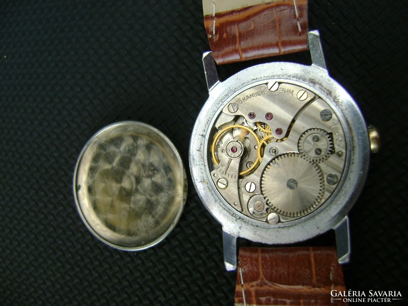 Old refurbished Pobeda wristwatch, works well