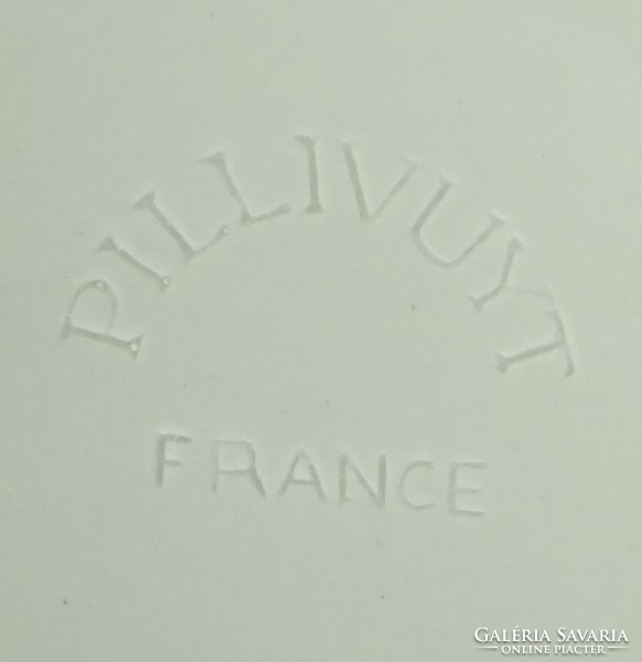 0Q757 Jelzett francia porcelán szuflé forma 4 db