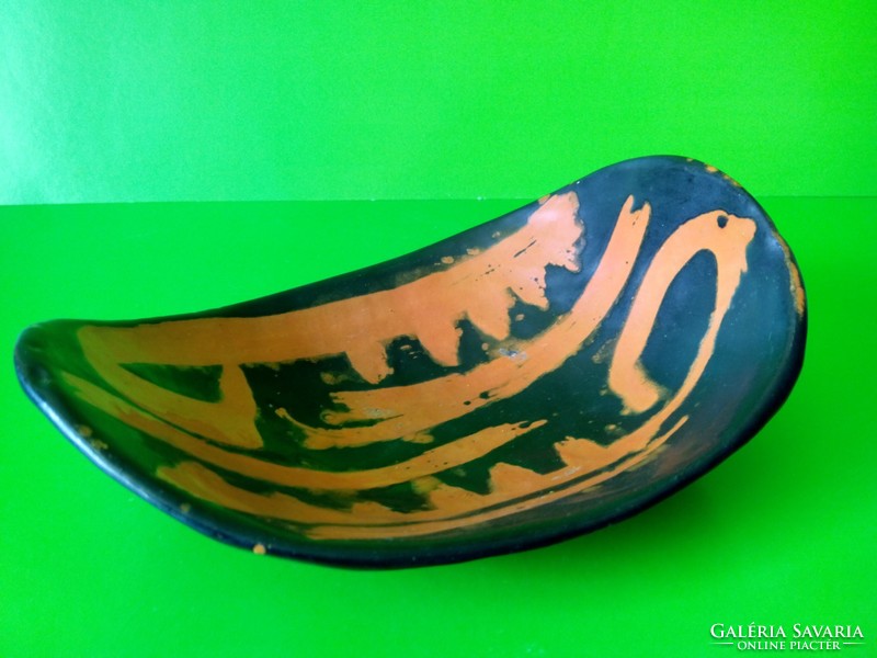 Gorka Lívia ceramic plate oval