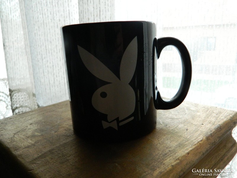Vintage playboy bunny black and white cup - collector's item