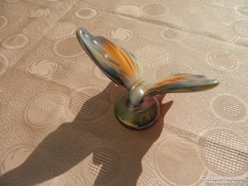 Applied art glazed ceramic butterfly butterfly
