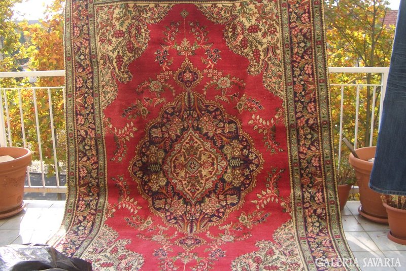 Extrém ritka  luxus,fantasztikasan szép színvilágú Barokk Kézicsomózású perzsaszőnyeg orig. Irán!