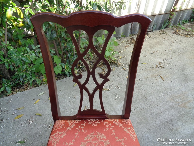 Chippendale stílusú szék , 3 db