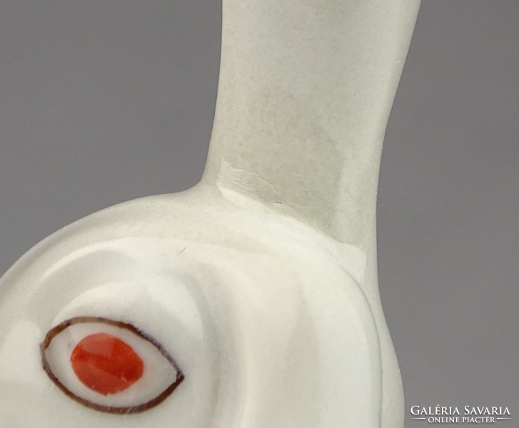 0P011 Régi Herendi porcelán kajla fülű nyúl nyuszi