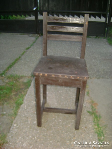 Old chair with back