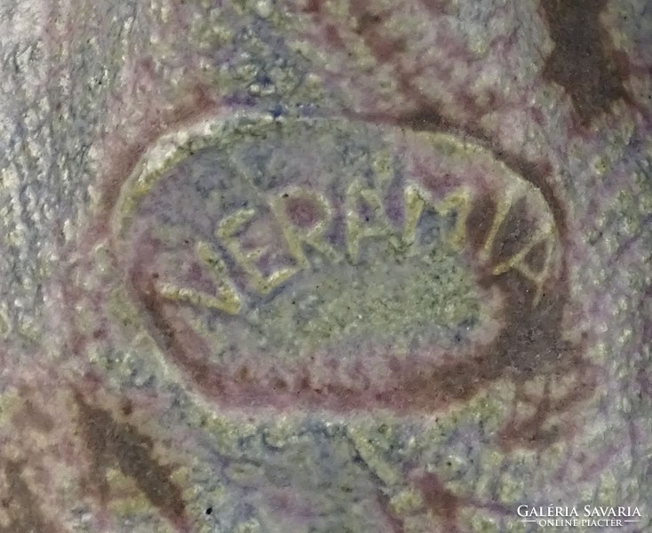 0R537 Verámia jelzett kortárs kerámia cica pár