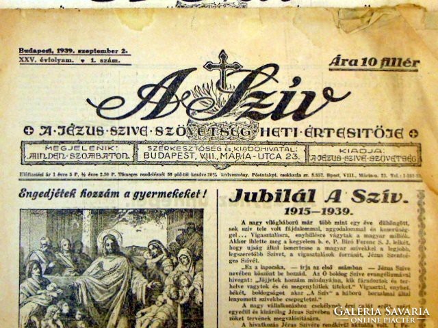 1946 június 1 Hetilap  /  A SZÍV  /  RÉGI EREDETI ÚJSÁG Szs.:  6407