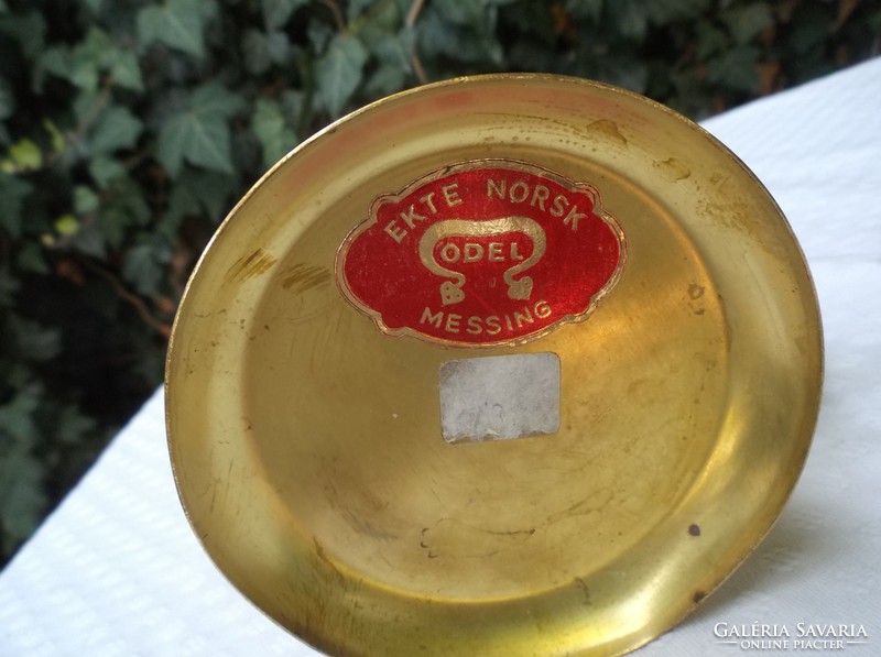 Measuring cup - 7 dl - brass - marked - 22 x 14 cm - German - thick - not alloy!! - Flawless