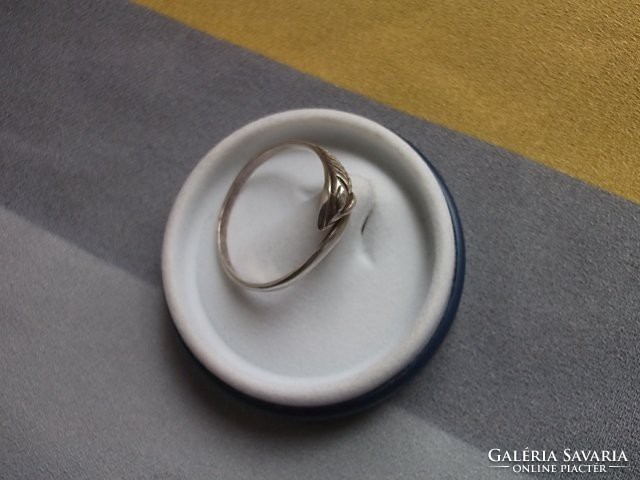 Nagyméretű női Kígyófejes ezüst gyűrű 925-ös, magy.fémjel
