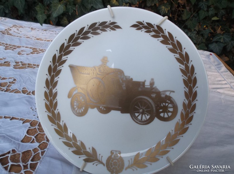 Plate - marked - gustavsberg - exclusive gilded plate 22 cm