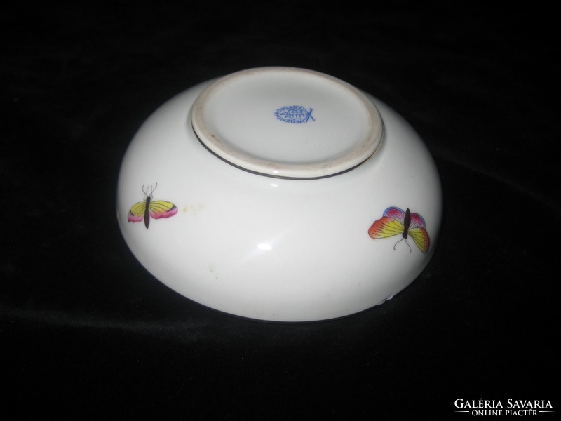 Herend bowl, 12 x 4 cm with minor damage