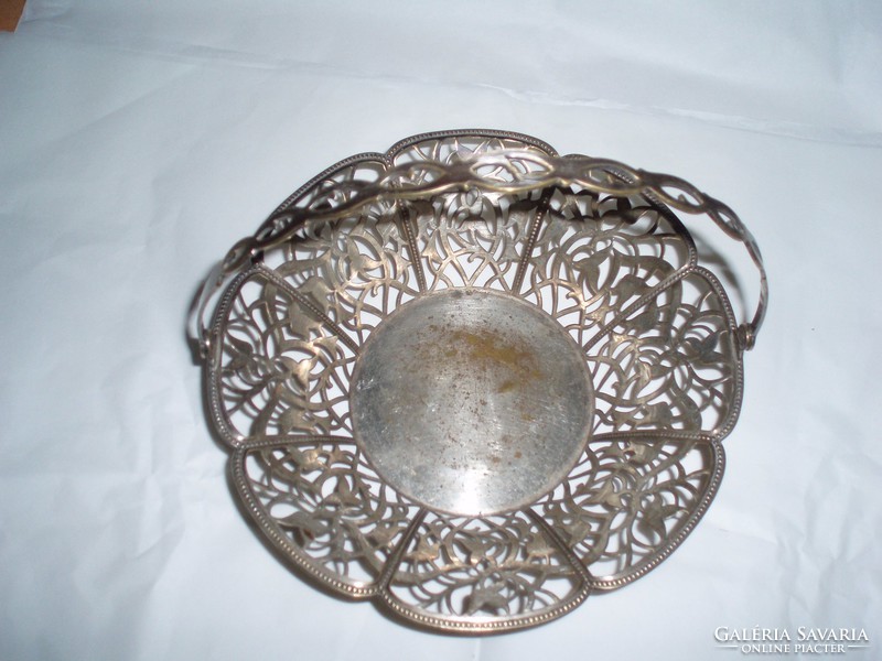 Antique Art Nouveau silver-plated tray