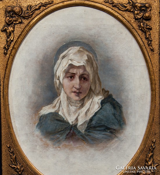 MÓCZIK JÓZSEF FELICIÁN-Bécsi Madonna-1900 körüli