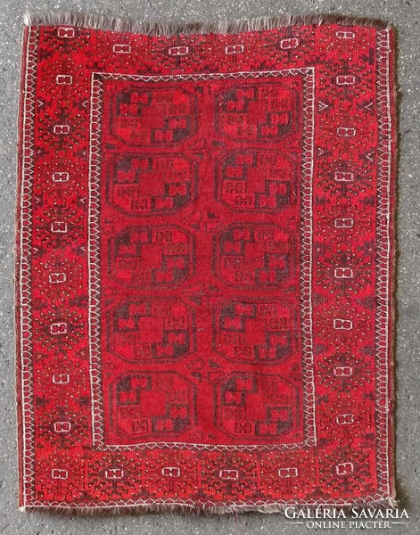 0R809 Antik Afgán perzsaszőnyeg 84 x 113 cm